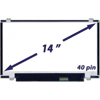 Used 14 Inch Ultra 40 Pin Laptop Display